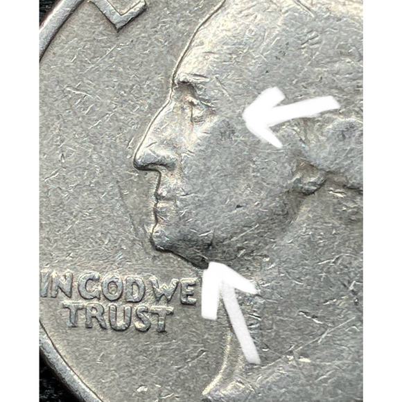 1979 Quarter No Mint Mark Error & Special Corrosion/Strike Error - Picture 2 of 16